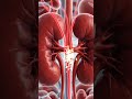 Kidneys at work: filtering life every day 🫘#renalcare #animation #science #kidneywarrior #ai