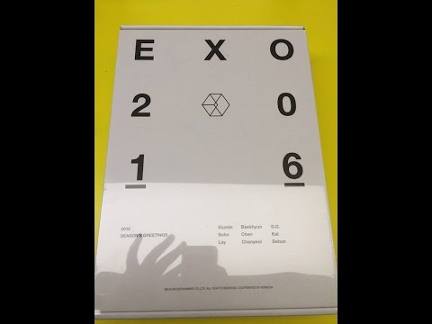 EXO 2016 SEASON GREETINGS GLOBAL VERSION UNBOXING - YouTube