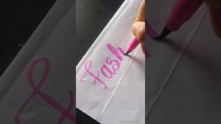 writing with brushpen 🖊️✨ #handwriting #calligraphy #lettering #shorts #brushpen