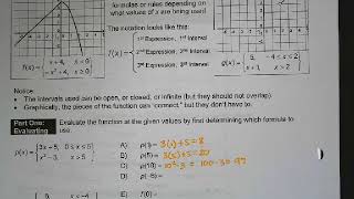 2 6 Evaluating Piecewise Functions