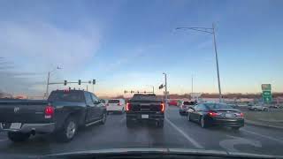 20220122 Saturday Dash Cam Drivelapse Kansas City Metropolitan Area