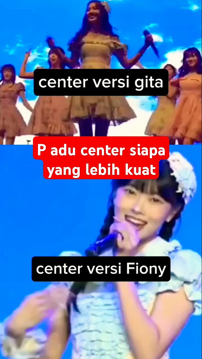 Center lagu langit biru cinta searah Gita versus fiony #jkt48 #jkt48newera #fypshorts #fionyjkt48