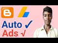 how to set up auto ads on blogger l blogger me auto ads kaise lagaye l blogger auto ads setup l ads