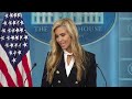 Katie Zacharia gives first briefing as new White House Press Secretary