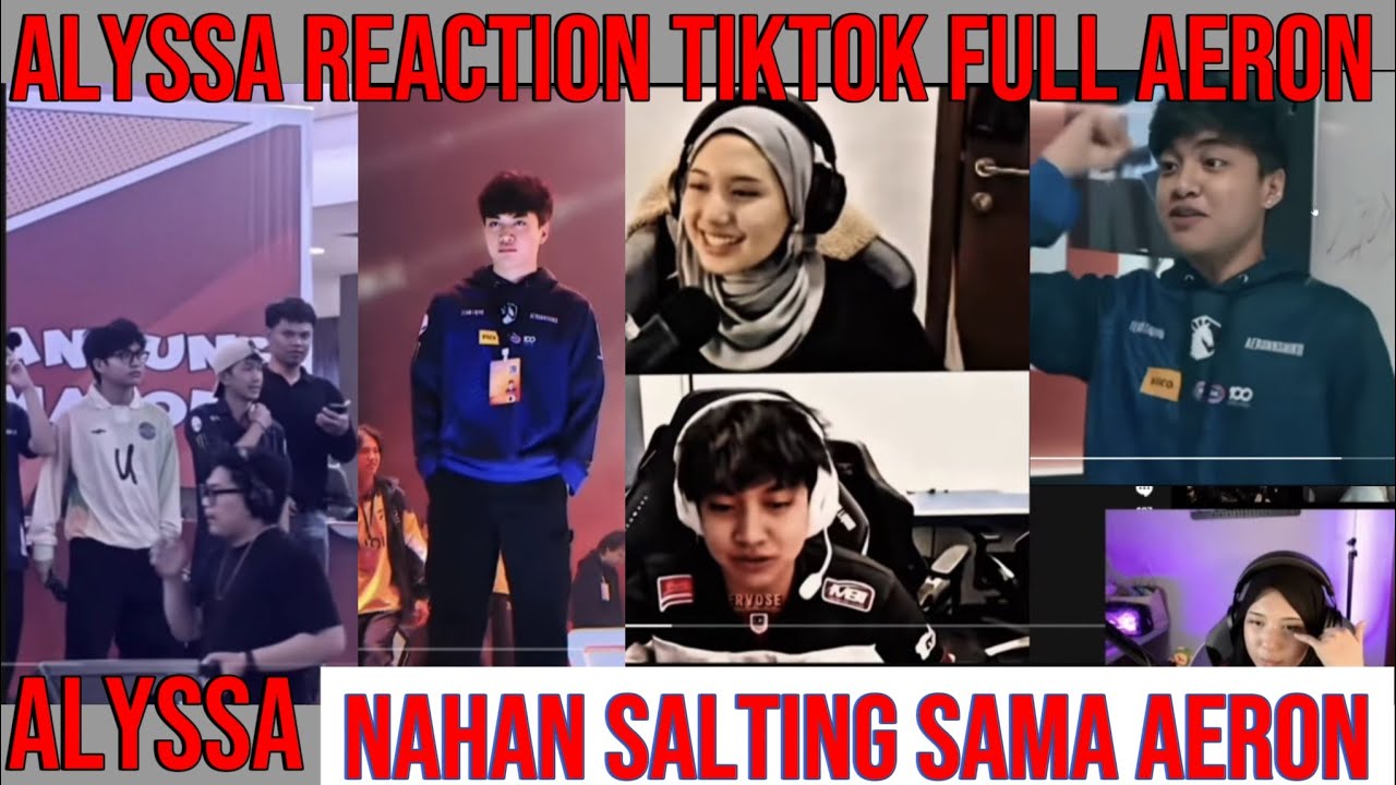ALYSSA REACTION VIDEO TIKTOK AERON #alyssa #livestream 