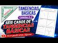 Tangencias básicas. Lámina 0-1. SEIS CASOS MUY ÚTILES. Dibujo técnico