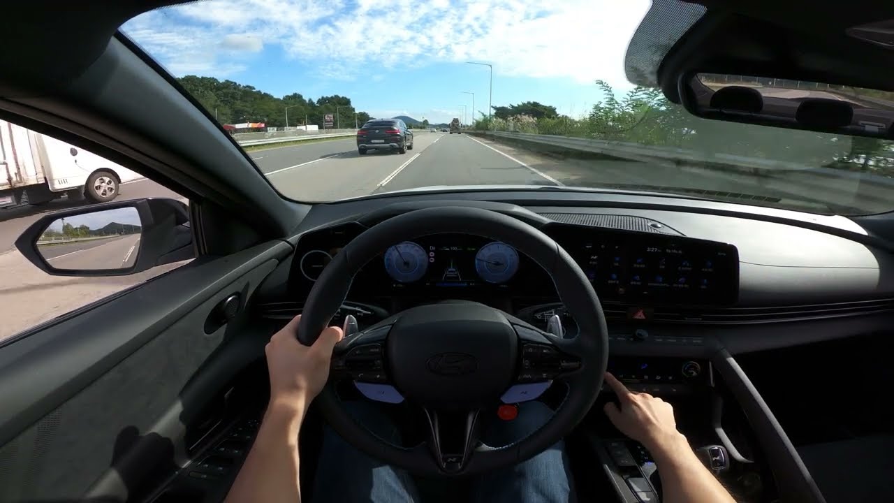 현대 더 뉴 아반떼N 1인칭 주행 (2024 Hyundai Elantra N POV Test Drive)