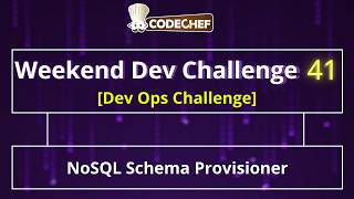 Nosql Schema Provisioner Weekend Dev 41 Devops Challenges