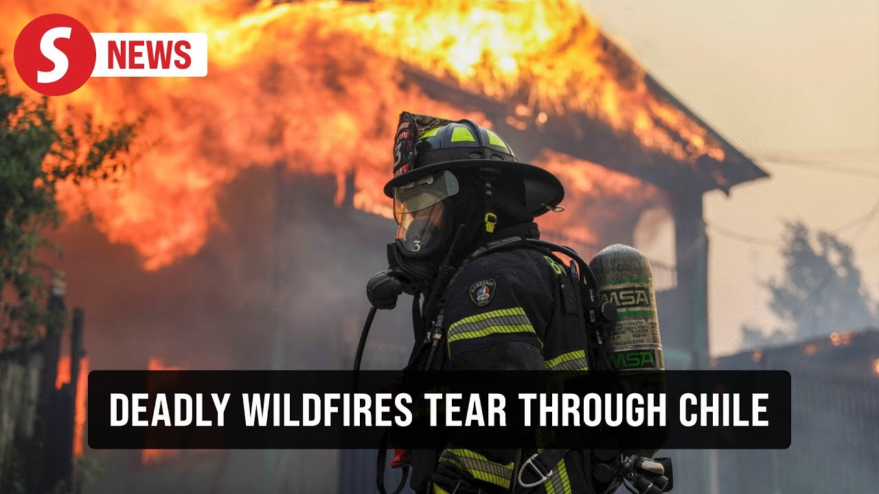 Chile fires kill at least 18 as firefighters battle extreme heat, winds