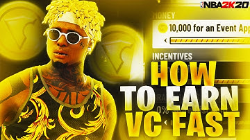THE BEST & FASTEST WAYS to EARN VC in NBA 2K20! BEST METHODS to GET 1 MILLION VC EASILY in NBA2K20!