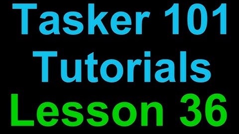 Tasker 101 Tutorials - Lesson 36: User Request - Re-engage Lockscreen After Launch App From It