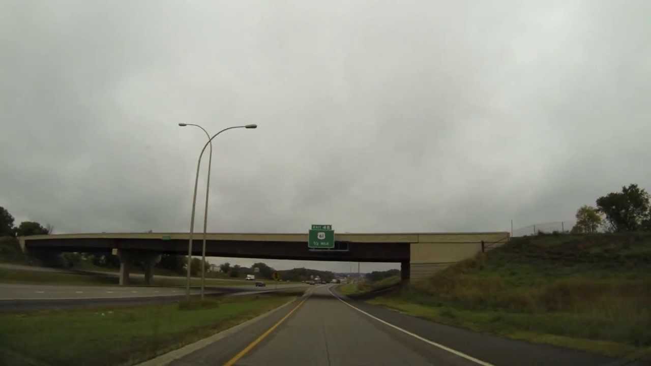 Minnesota HWY 35 towards Eau Claire part 2 - YouTube