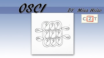 如何畫一般圖樣How to draw the Tangle Pattern OSCI