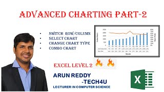 EXCEL LEVEL 2 PART 26 - ADVANCED CHARTING