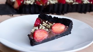 No Bake Strawberry Chocolate Tart Recipe(A decadent chocolaty dessert - this No-Bake Strawberry Chocolate Tart takes no more than 15 minutes to put together and it is AMAZING. Ingredients Makes ..., 2015-04-16T12:05:47.000Z)