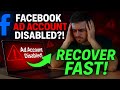How To Recover Disabled Facebook AD Account? Solve Fb Ad Account Restricted Problem