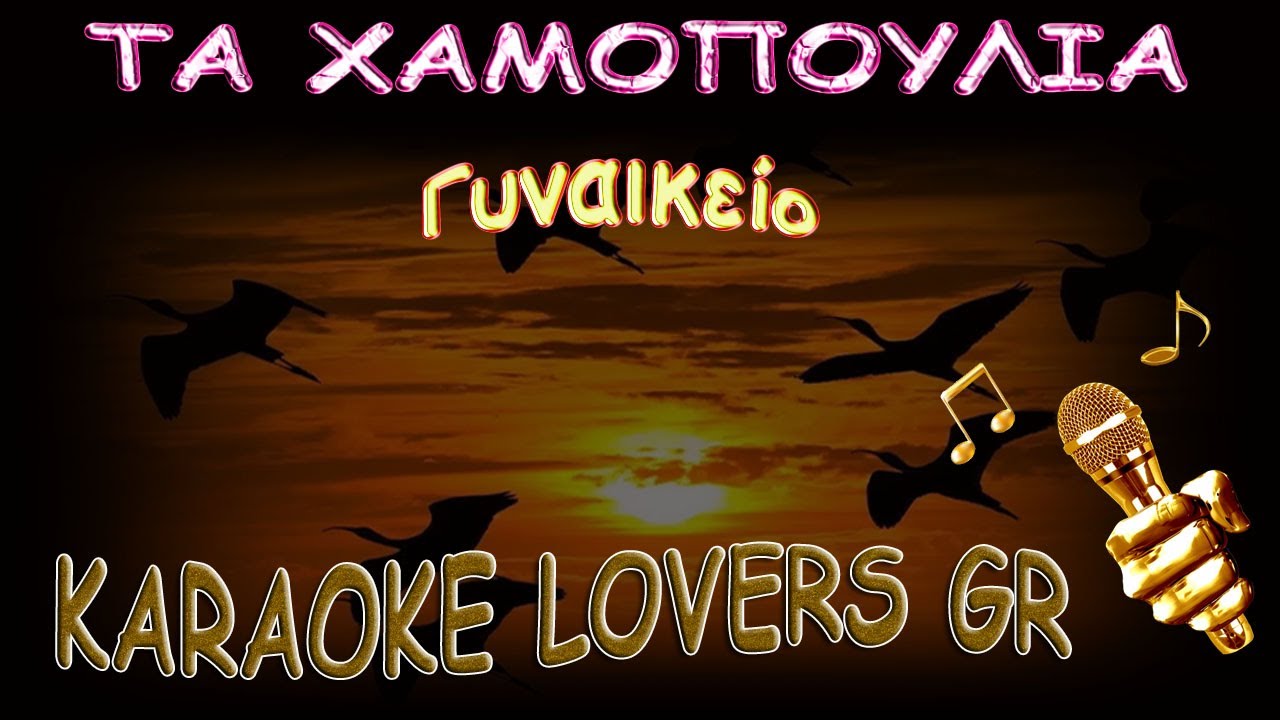 ΤΑ ΧΑΜΟΠΟΥΛΙΑ - ΓΥΝΑΙΚΕΙΟΣ ΤΟΝΟΣ - Karaoke - KARAOKE LOVERS GR