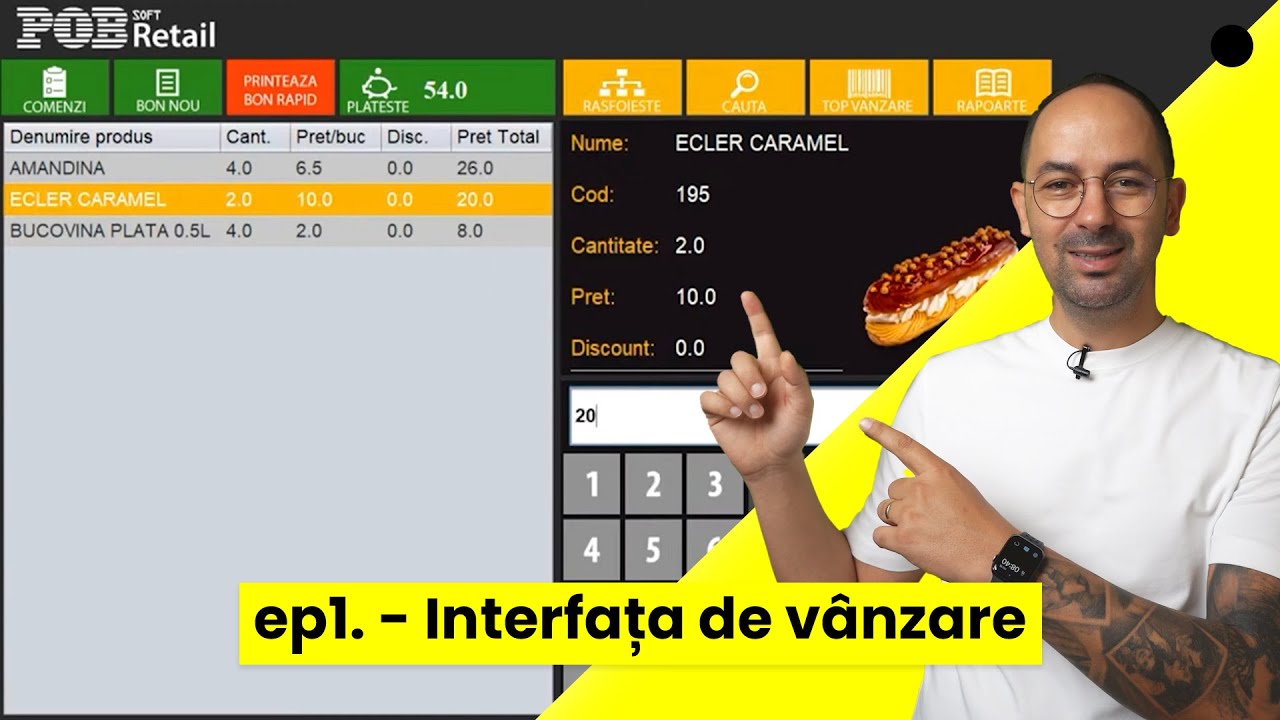 Ep 1 - Prezentare Interfață Soft Laborator: Optimizarea Vânzărilor în Cofetărie/Patiserie/Gelaterie!