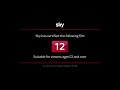 Sky Cinema BBFC Slide Cert 12 Language Violence Flashing Images 