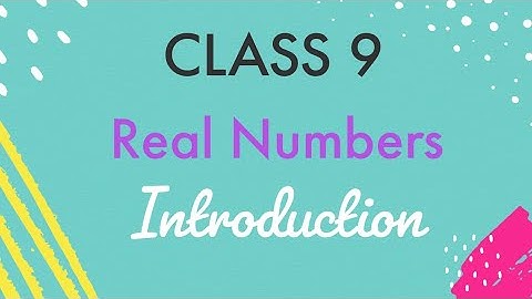 Real numbers - Introduction - Class 9|| A.P & T.S State Syllabus