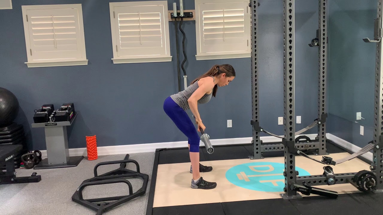 Barbell complex Row Squat Press YouTube