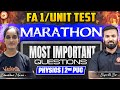 🔥 FA1 Physics Marathon | Most Important Questions | 2nd PUC | Suprith Sir & Shambhavi Ma’am ⚡