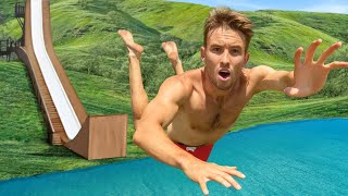 This Mega Slip n Slide Launches you 50ft!