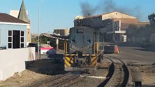 Manganese Ore Train / locomotives in Luderitz, Namibia