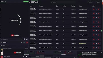 CyberAIO Supreme Motion Logo Hoodie 1 Checkout (Drop Recap)