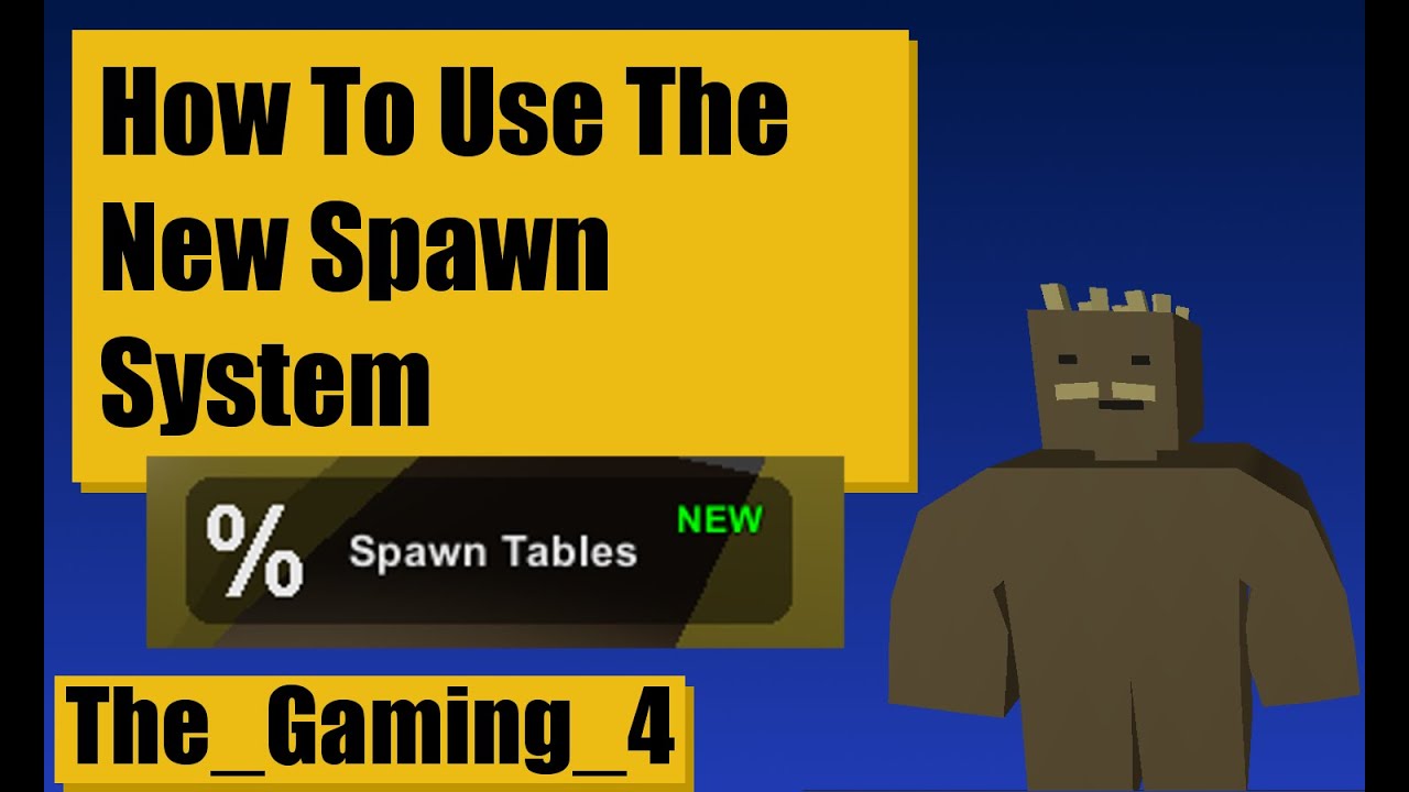 Unturned Map Editor: New Spawn Sets (Solved!)