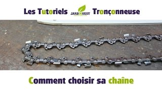 [Chainsaw Tutorial No. 2]: How to choose your chainsaw chain on Jardinvest.fr