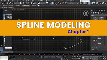 SPLINE MODELING in 3DS MAX || Complete Spline Modeling Tutorial in Hindi