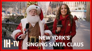 Singing Santa Claus Reveals Christmas Secrets on the Streets of NYC