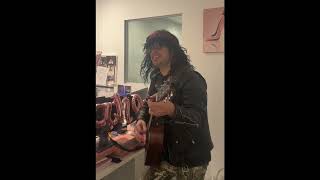 Angela gets a Rockstar Singing Telegram in New York City!