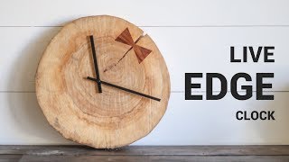 Making A Clock From A Log