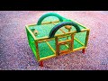 Making Beautiful Birds Cage at Home | How To Make Birds Cage Using Wood and iron Net
