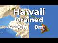 What's hiding under the ocean at Hawaii? (4K) 🌊 #geography #usa #hawaii #oceanfloor #map #bathymetry