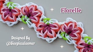 Florelle Hook Only Bracelet Tutorial | Rainbow Loom 