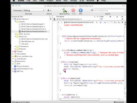 iPhone Programming-Write to Server-Part 2