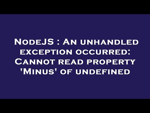 NodeJS : An