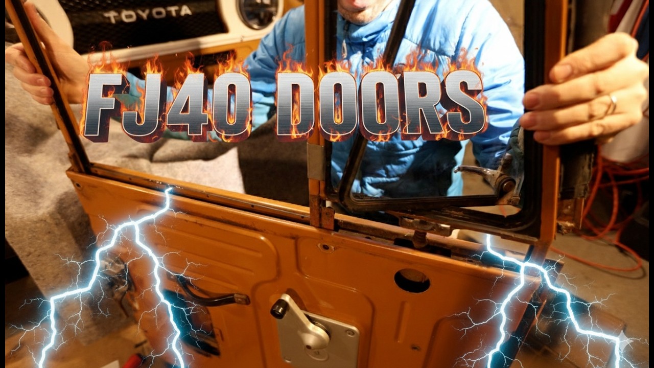 How to take apart your 1974 FJ40 doors - YouTube