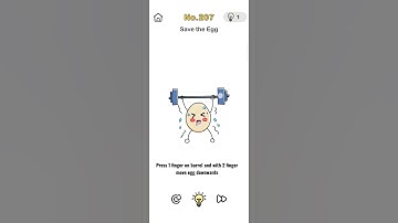 Brain out 207||Save the egg||