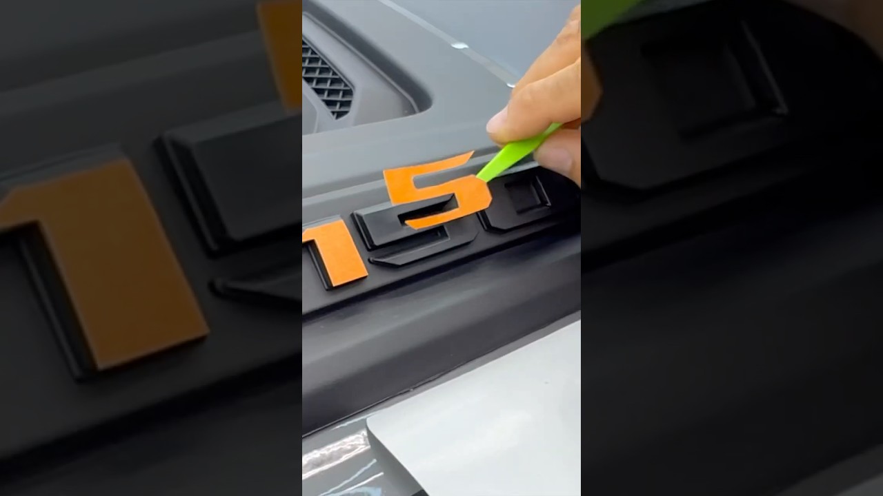 RAM 1500 Hood Numbers Wrap DIY