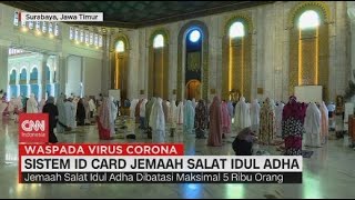 Masjid Al Akbar Terapkan ID Card Salat Idul Adha