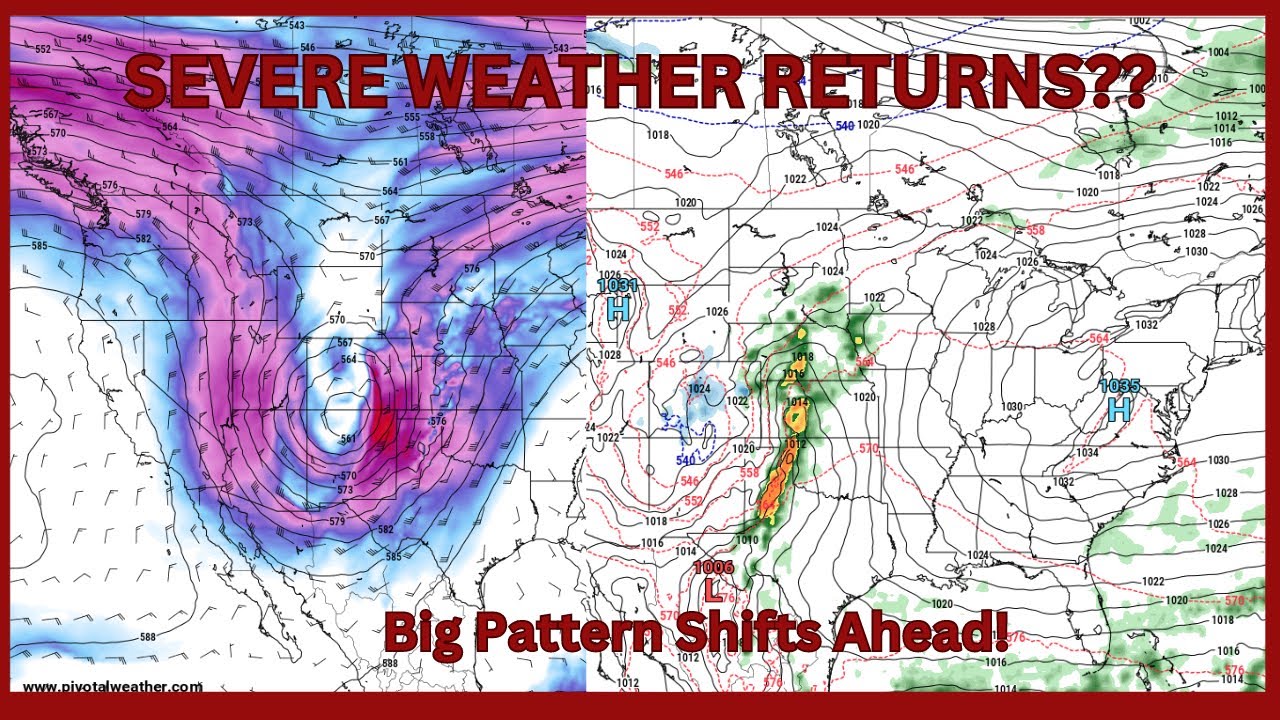 Big Pattern Shifts Ahead! Cool/Cold Mornings Ahead For Some! Severe ...