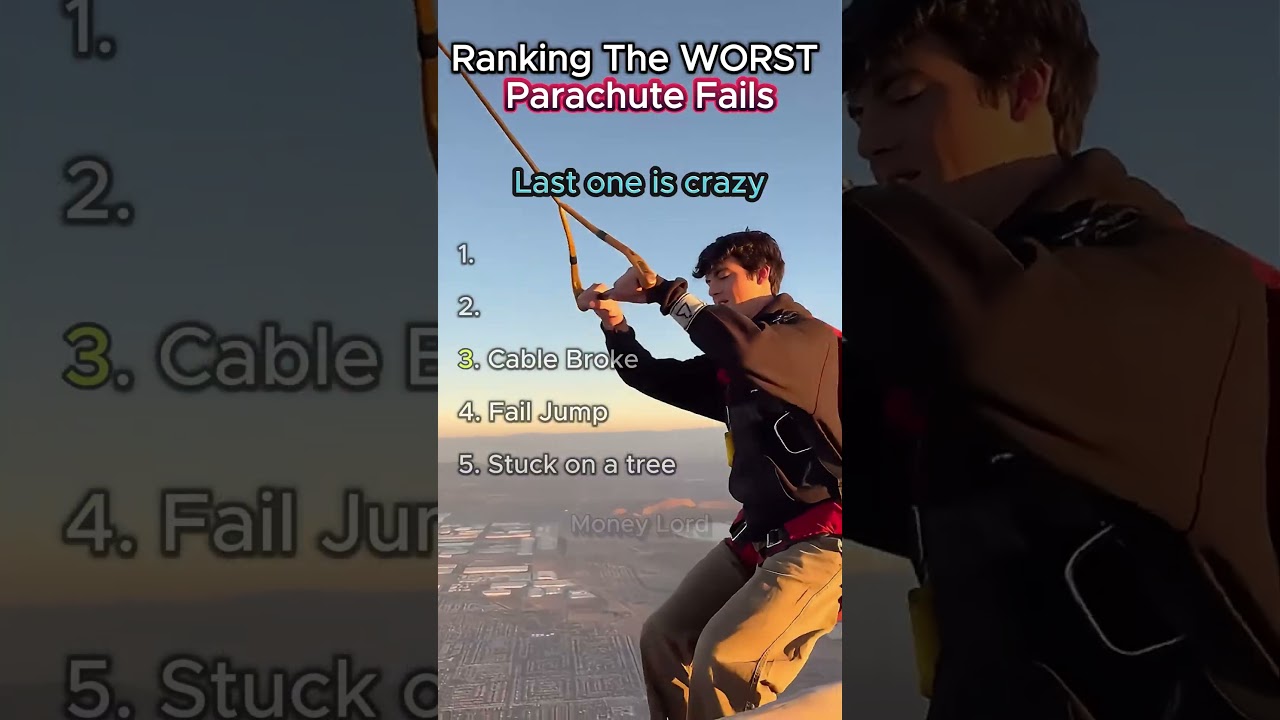 Ranking The Worst Parachute Fails
