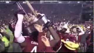 South Carolina celebrates 31-17 win over Clemson