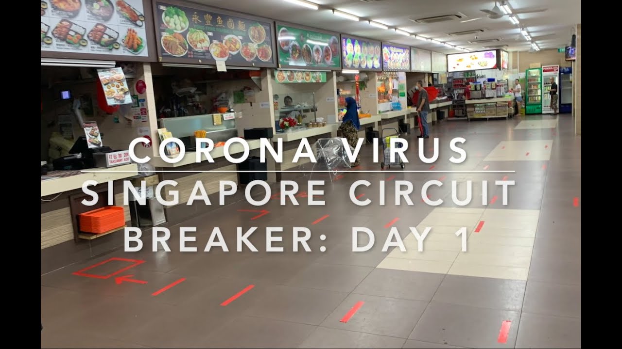 COVID-19: Circuit Breaker in Singapore (DAY 1) - YouTube