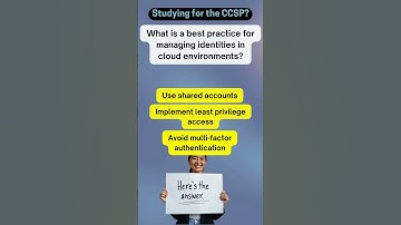 Ready for the CCSP Exam? Try This Cloud Security Question! ☁️