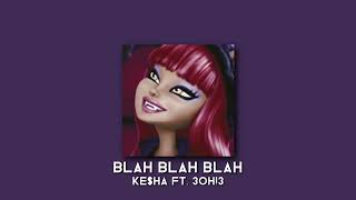 blah blah blah - ke$ha ft. 3OH!3 [sped up tiktok version] Resimi
